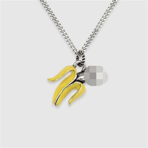 banana penis necklace gucci|Harry Styles Wore an NSFW Banana Necklace to the Grammys.